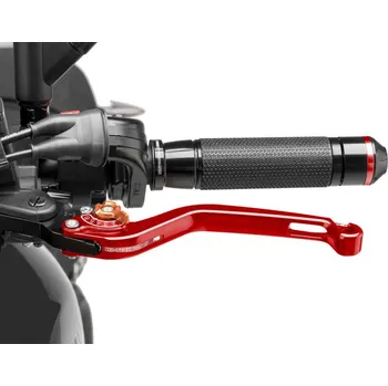 Páčka spojky bez adaptéru PUIG 270RT dlouhé červená/oranžová