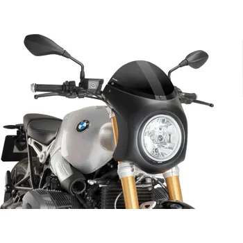 Plexi štít PUIG SEMI-FAIRING 9160N matná černá černý