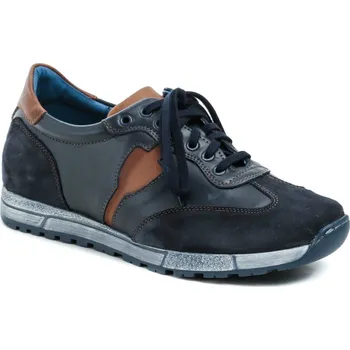 Pánské polobotky Koma 12M0935 modro hnědé pánské polobotky EUR 44