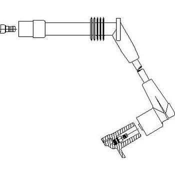 Zapalovací kabel zapalovací kabel, , 1282143, BREMI, 379/61