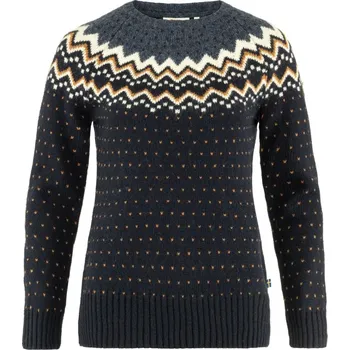 Pánský svetr Svetr Fjällräven Övik Knit Sweater W Dark Navy - XS + doprava zdarma
