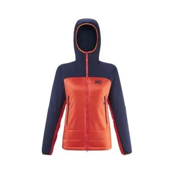Millet Fusion Airwarm Hoodie Women CORAL CHROME/SAPHIR oranžová M
