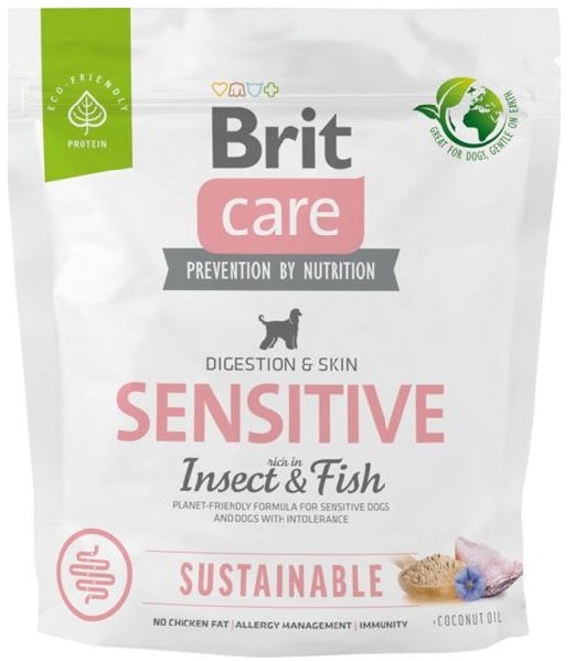 Brit Care Dog Sustainable Adult Digestion and Skin Sensitive Insect ...