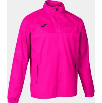Dívčí bunda Pánská/Chlapecká sportovní bunda JOMA MONTREAL RAINCOAT FLUOR PINK Velikost: 2XL, Barva: FLUOR PINK