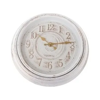 Hodiny Nástěnné hodiny Golden, pr. 30,5 cm, plast, bílá