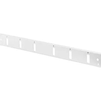 Patch panel Digitus DN-96203-QL přední clona na patch box 6 portů nevybavený specifikací 1 U