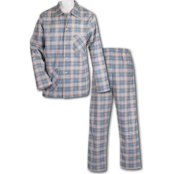 LUIZ Pánské pyžamo na knoflíky -Bavlna- Karel 55 Velikost: 52