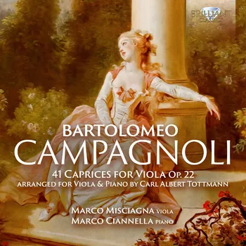 Zahraniční hudba Campagnoli: 41 Caprices Op.22 (2CD) (Marco Misciagna, Marco Ciannella)