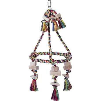 Hračka pro ptáka Nobby Pyramida pro střední papoušky 59 x 30 cm