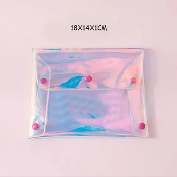 Cestovní taška Průhledná dámská cestovní taška na make-up - 3