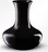 Keramika Bránice keramická hřbitovní váza A 28 cm, černá