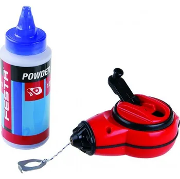 Sada šňůra značkovací ˝brnkačka˝ rychlonavíjecí FESTA 37070 ABS 30m, pudr 180g