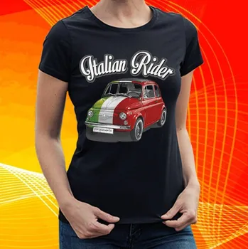 Dámské tričko dámské tričko Italian Rider FIAT 500
