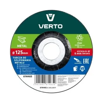 Nářadí pro automobil Brusný kotouč na kov, 125 x 6.0 x 22.2 mm, , TOPEX, 61H465