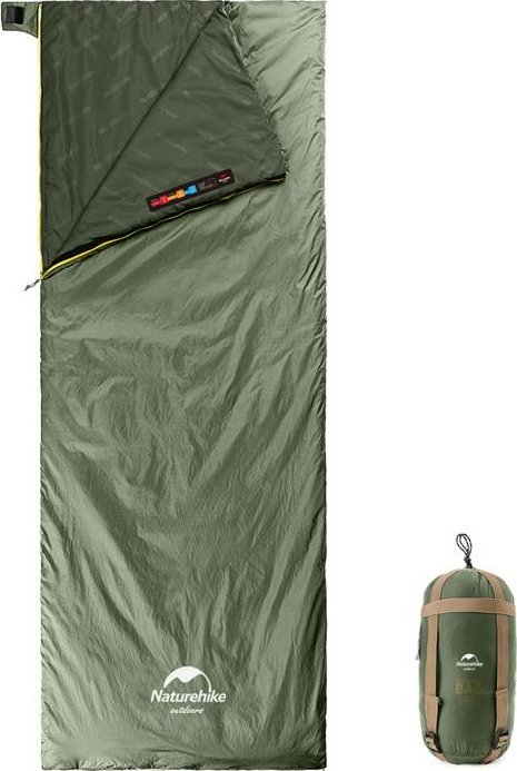 Naturehike mini ultralight LW180 spací pytel 760g vel. XL- zelený
