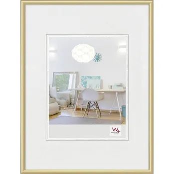 Rám na obraz walther+ design KV824G vyměnitelný fotorámeček Formát papíru: 18 x 24 cm zlatá