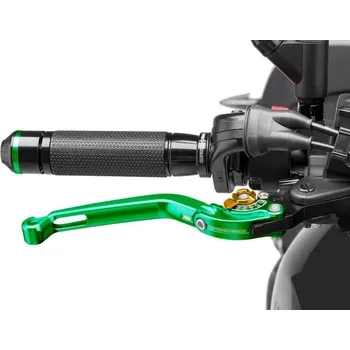 Páčka brzdy bez adaptéru PUIG 160VO skládací zelená/zlatá