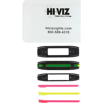 Příslušenství pro sportovní střelbu HIVIZ Sada světlovodných mušek s optickým vláknem pro lovecké zbraně