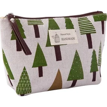 Kosmetická taška Plátěná dámská taštička pro kosmetiku - 3