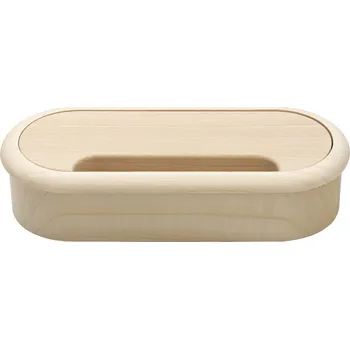 kabelová chránička Interex design Dřevěná kabelová průchodka OVAL 150 / Surový javor