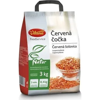 Luštěnina Čočka červená 3 kg Vitana