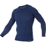 Brubeck Active Wool LS pánské triko Barva: Jeansová, Velikost: M