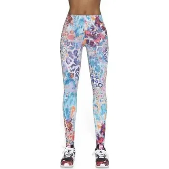 Dámské legíny Dámské fitness legíny BasBleu Caty 90 tisk vzorované M