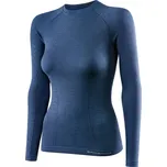 Brubeck Active Wool LS dámské triko Barva: Jeansová, Velikost: L