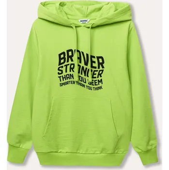 Chlapecká mikina Chlapecká mikina Braver - salátová 134