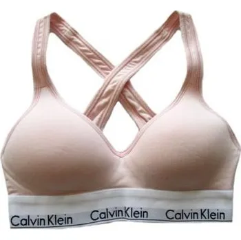 Podprsenka Dámská sportovní podprsenka Calvin Klein QF1654E růžová růžová XS