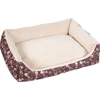 Pelíšek pro psa Pelech pro psa SUPER Deluxe Hnědo-běžový vzor D124 O´lala Pets Rozměr: 45x55cm