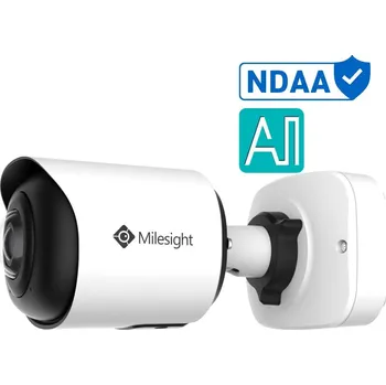 IP kamera Milesight MS-C8165-PE AI NDAA 1.68mm 180° Panoramic IP 8MP/25fps VCA