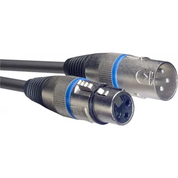 Audio kabel Stagg SMC3 BL, kabel mikrofonní XLR/XLR, 3m