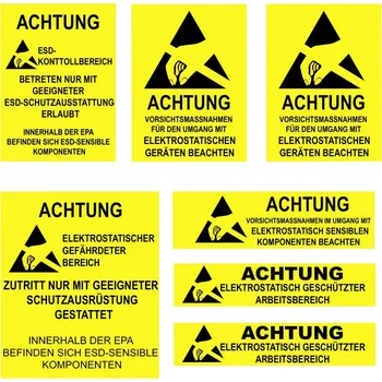 Izolační páska Quadrios 1903EC130 1903EC130 ESD výstražný štítek , 1 ks