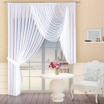 Záclona Luxusní Hotové Záclony Selce Bílá 300 x 250 cm