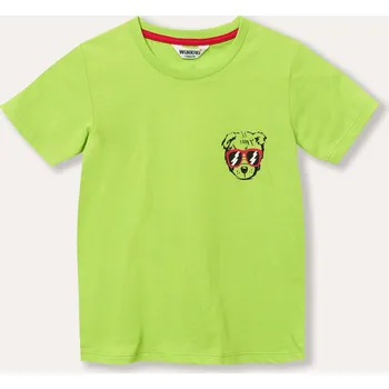 Chlapecké tričko Chlapecké tričko s krátkým rukávem Bear - zelená 98