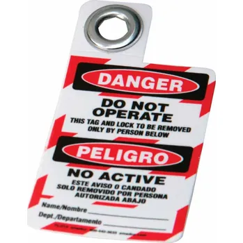 Visací zámek PADLOCK TAG ENG/SPN D-DO NOT..