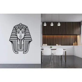 Samolepící dekorace Lepy.cz Samolepka na zeď Faraon Velikost (šířka x výška): 40x53cm, Barevná varianta: Tmavě šedivá