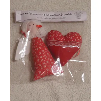 Karlín Levandulová dekorativní sada Barva: Zelená