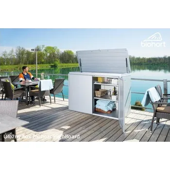 Zahradní úložný box Zahradní úložný box HIGHBOARD - BH, Zahradní box HighBoard 160 cm