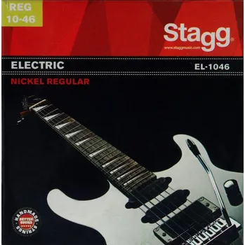 Strunný nástroj Stagg EL-1046, sada strun pro elektrickou kytaru, regular
