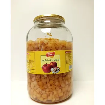 Sušená potravina Jablka kostky 4 l Viva