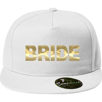 Kšiltovka Dámská snapback kšiltovka Bride, Barva Bílá, Velikost 20,5×11 cm , Canvas Kšiltovka snapback Bezvatriko.cz 2121