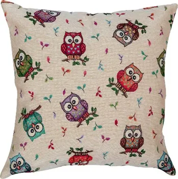 Dekorativní polštářek Dekorační polštář sovičky, 45x45 cm