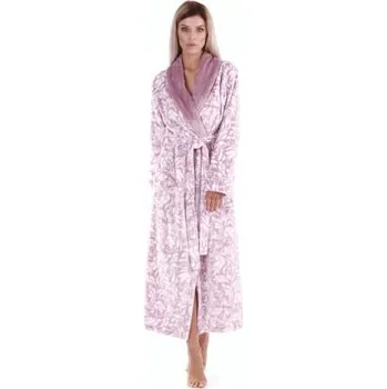 Dámský župan Dámský župan Vestis FLORA 2556 mist 4303 - tisk fialová XL