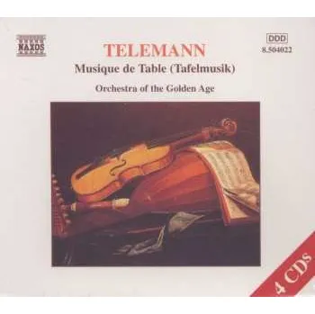 Zahraniční hudba 4CD Georg Philipp Telemann: Tafelmusik Vol.1-4 (teile 1-3) 2012
