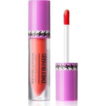 Rtěnka Makeup Revolution X Emily In Paris multifunkční líčidlo na rty a tváře odstín Mimosa Orange 3 ml