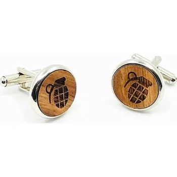 Manžetový knoflíček Manžetové knoflíčky ruční granát F1