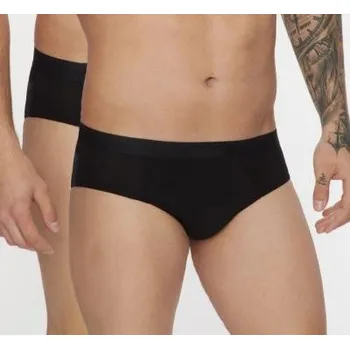 Slipy Pánské slipy Lisca 32034 Hermes 2 KUSY černé černá 2XL