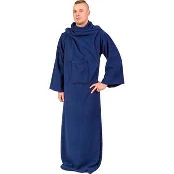 deka Hřejivá deka s rukávy - tmavomodrá
